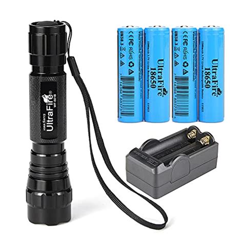 Amazon.com: Flashlight Uses 18650 Battery.